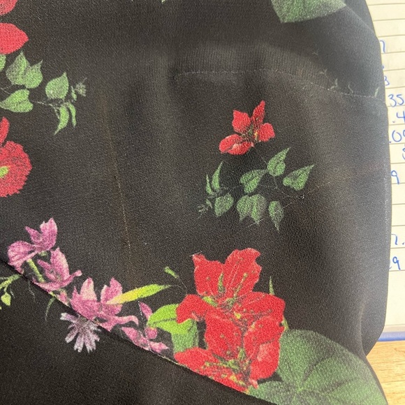 EUC AMUR- Pasqualena One-Shoulder Floral-Print Dress. Size 10 - Picture 14 of 14